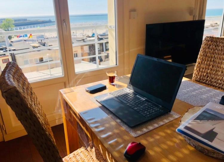 Bellevue -Appartement De Charme - Vue Imprenable Sur La Mer - Face A Nausicaa ブローニュ・シュル・メール エクステリア 写真